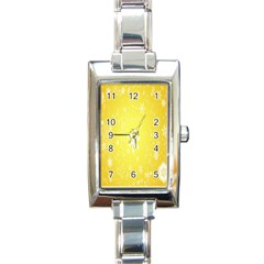 Snowflakes Rectangle Italian Charm Watch