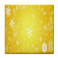 Snowflakes Tile Coaster