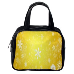 Snowflakes Classic Handbag (One Side)