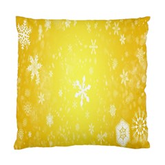 Snowflakes Standard Cushion Case (One Side)