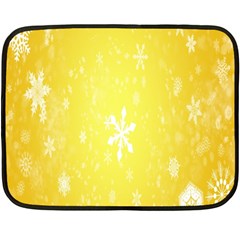 Snowflakes Double Sided Fleece Blanket (Mini) 