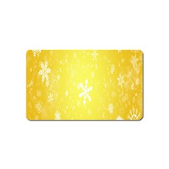 Snowflakes Magnet (name Card) by nate14shop