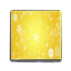 Snowflakes Memory Card Reader (Square 5 Slot)