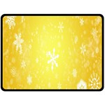 Snowflakes Fleece Blanket (Large)  80 x60  Blanket Front