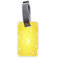 Snowflakes Luggage Tag (two sides)