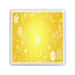 Snowflakes Memory Card Reader (Square)