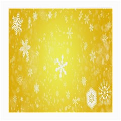 Snowflakes Medium Glasses Cloth by nate14shop