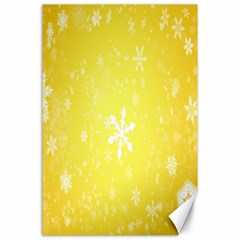 Snowflakes Canvas 24  X 36 