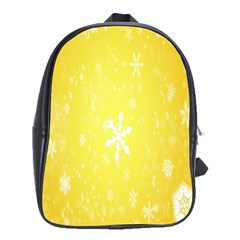 Snowflakes School Bag (XL)