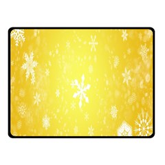 Snowflakes Double Sided Fleece Blanket (Small) 