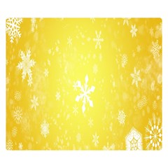 Snowflakes Double Sided Flano Blanket (Small) 