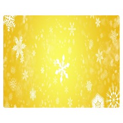 Snowflakes Double Sided Flano Blanket (Medium) 