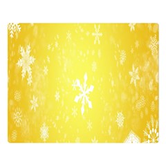 Snowflakes Double Sided Flano Blanket (Large) 