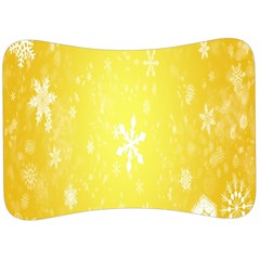 Snowflakes Velour Seat Head Rest Cushion by nate14shop