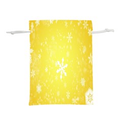 Snowflakes Lightweight Drawstring Pouch (M)