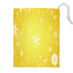 Snowflakes Drawstring Pouch (5XL)