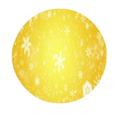 Snowflakes Mini Round Pill Box (pack Of 5) by nate14shop