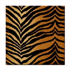 Greenhouse-fabrics-tiger-stripes Tile Coaster by nate14shop