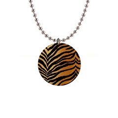 Greenhouse-fabrics-tiger-stripes 1  Button Necklace by nate14shop