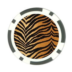 Greenhouse-fabrics-tiger-stripes Poker Chip Card Guard by nate14shop