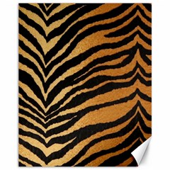 Greenhouse-fabrics-tiger-stripes Canvas 11  X 14  by nate14shop