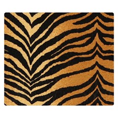 Greenhouse-fabrics-tiger-stripes Double Sided Flano Blanket (small)  by nate14shop