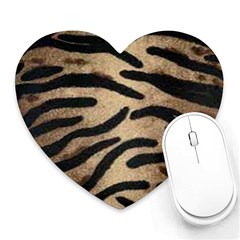 Tiger 001 Heart Mousepads by nate14shop