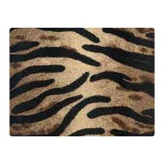 Tiger 001 Double Sided Flano Blanket (mini)  by nate14shop