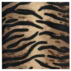 Tiger 001 Wooden Puzzle Square by nate14shop