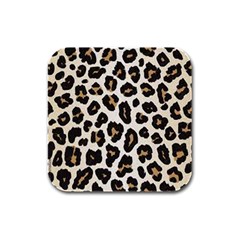 Tiger002 Rubber Square Coaster (4 Pack) by nate14shop