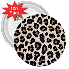 Tiger002 3  Buttons (100 Pack)  by nate14shop