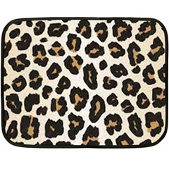 Tiger002 Double Sided Fleece Blanket (mini)  by nate14shop