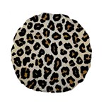 Tiger002 Standard 15  Premium Flano Round Cushions Back