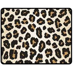 Tiger002 Double Sided Fleece Blanket (medium)  by nate14shop