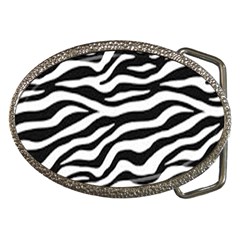 Tiger White-black 003 Jpg Belt Buckles by nate14shop