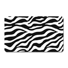 Tiger White-black 003 Jpg Magnet (rectangular)