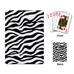 Tiger White-black 003 Jpg Playing Cards Single Design (rectangle) by nate14shop