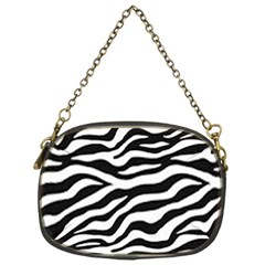 Tiger White-black 003 Jpg Chain Purse (one Side) by nate14shop