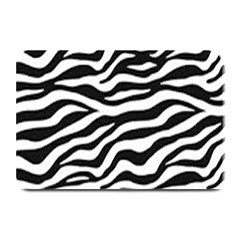 Tiger White-black 003 Jpg Plate Mats by nate14shop