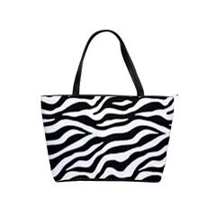 Tiger White-black 003 Jpg Classic Shoulder Handbag