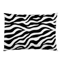 Tiger White-black 003 Jpg Pillow Case by nate14shop