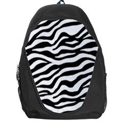 Tiger White-black 003 Jpg Backpack Bag by nate14shop