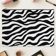 Tiger White-black 003 Jpg Cosmetic Bag (xxxl) by nate14shop