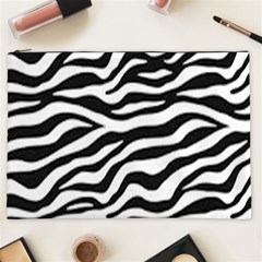 Tiger White-black 003 Jpg Cosmetic Bag (xxl) by nate14shop