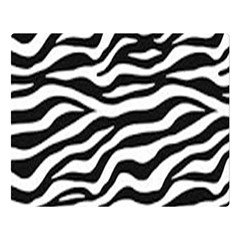 Tiger White-black 003 Jpg Double Sided Flano Blanket (large)  by nate14shop