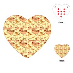 Hot-dog-pizza Playing Cards Single Design (heart)