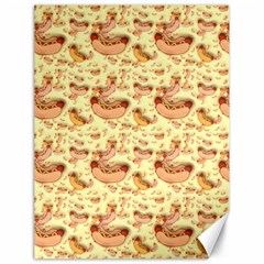 Hot-dog-pizza Canvas 18  X 24  by nate14shop