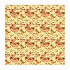 Hot-dog-pizza Medium Glasses Cloth (2 Sides) by nate14shop