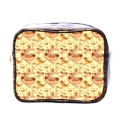 Hot-dog-pizza Mini Toiletries Bag (one Side) by nate14shop