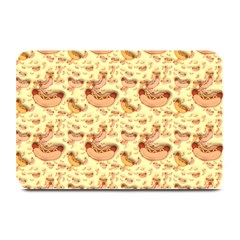 Hot-dog-pizza Plate Mats by nate14shop